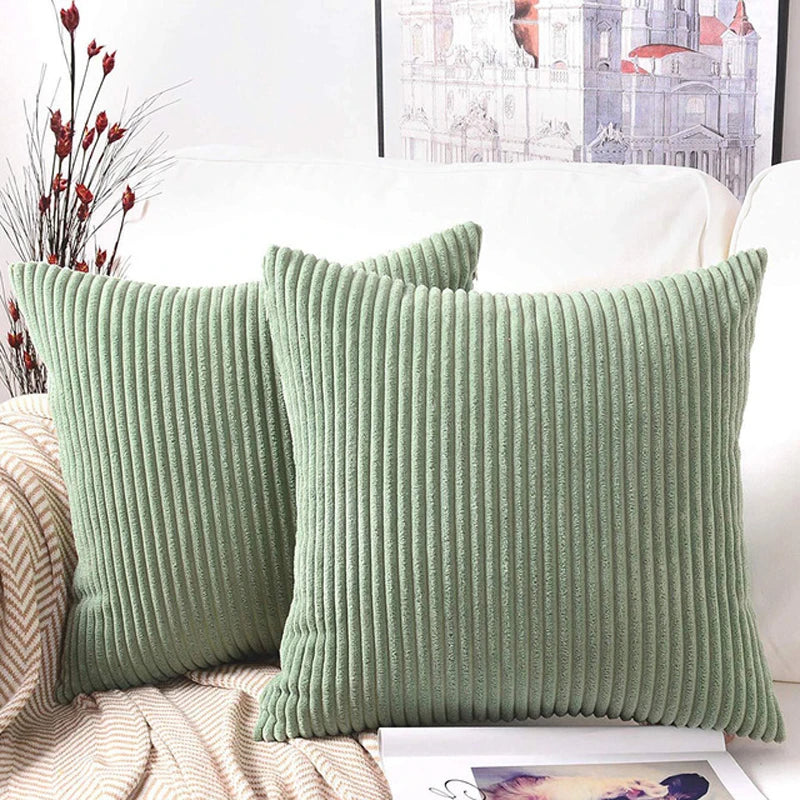 DecorBites™ Corduroy Striped Cushion Cover 30x50/40/45/50/55/60cm - Home Sofa Décor