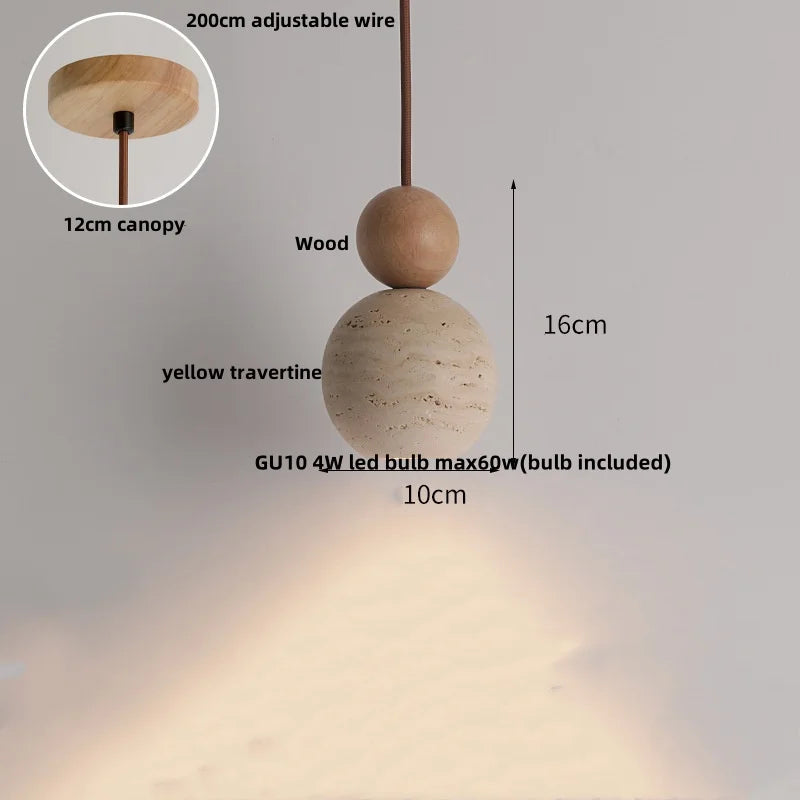Black Wabi Sabi Pendant