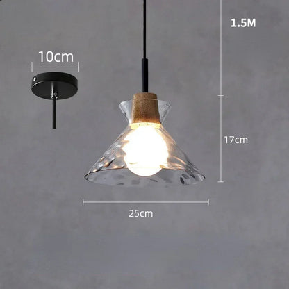 Decorbites™ Klar-Glas-Hängelampe mit LED-Lichtern für die Hausdekoration