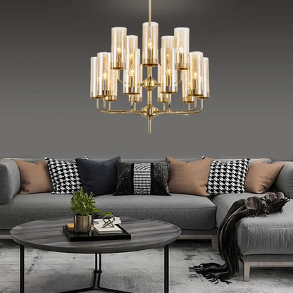 Decorbites™ Amerikanische Glaskronleuchter LED-Hängeleuchte