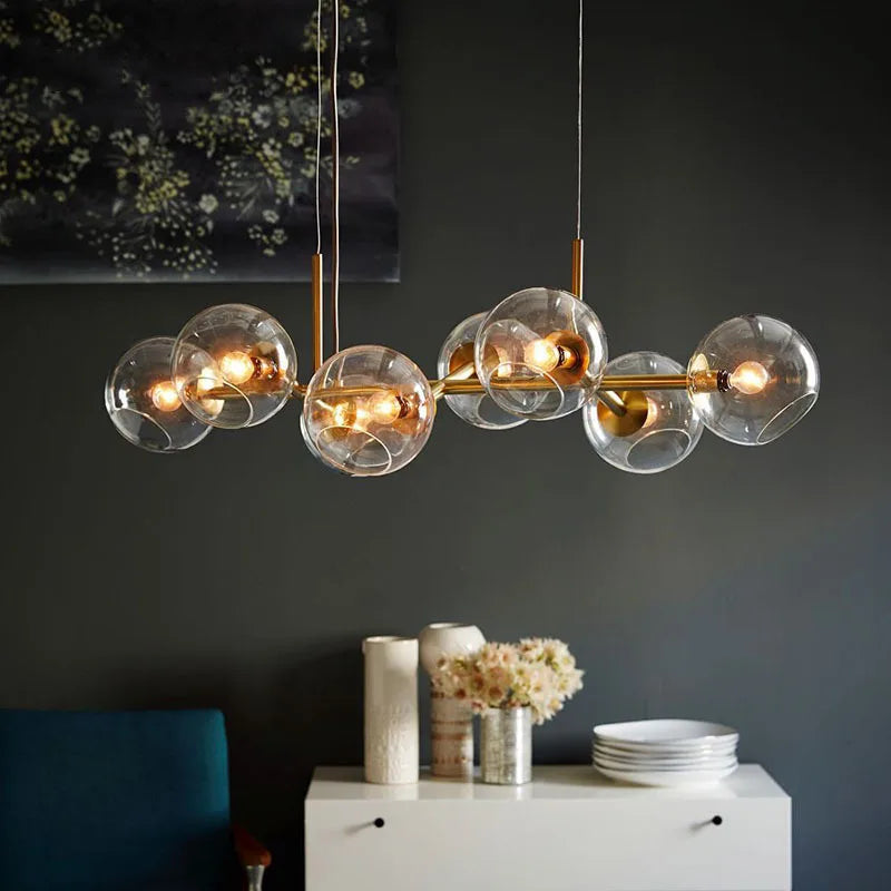 Decorbites™ Glas-Kugelleuchter für Esszimmer, Wohnzimmer und Küche