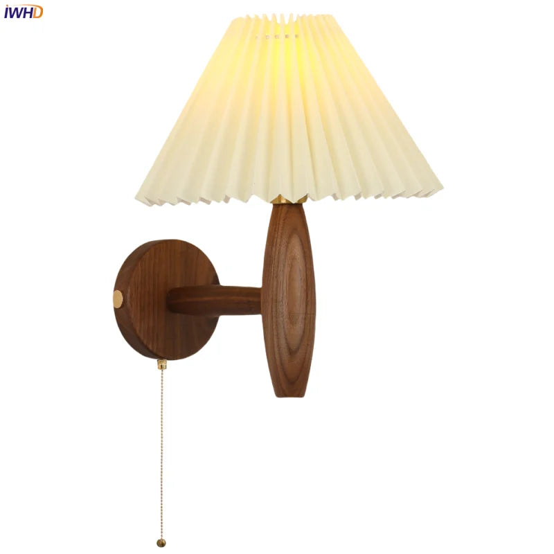 Decorbites™ Creme-PVC-LED-Wandleuchte Japanischer Walnussbaum Applique Murale
