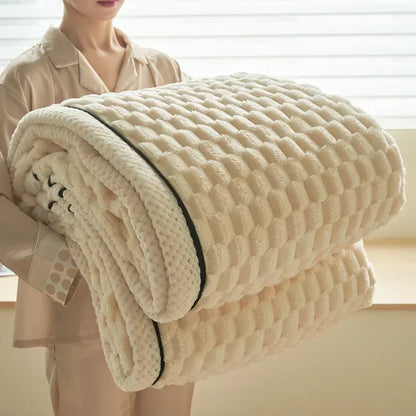 Decorbites™ Kuscheliges Flanell-Fleece-Decke für warmen Herbst- und Winterschlaf