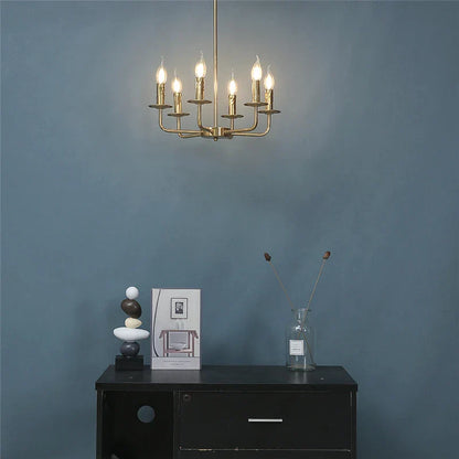 Decorbites™ Eisenkunst-Lüsterleuchten für Esszimmer, Wohnzimmer, Küche – E14 Kerzenarmaturen