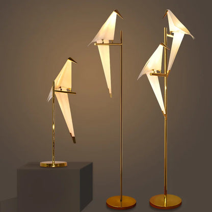 Decorbites™ LED-Vogellampe für Boden, für Wohnzimmer & Schlafzimmer
