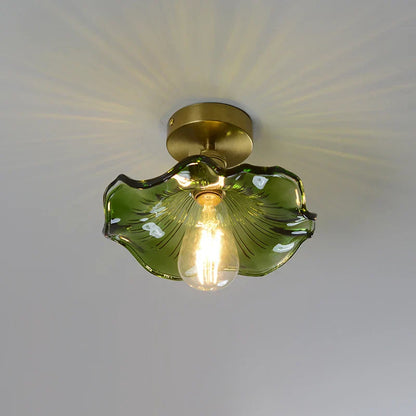 Decorbites™ Grüne Glas-LED-Deckenleuchte für die Beleuchtung von Wohnzimmer, Flur und Heim