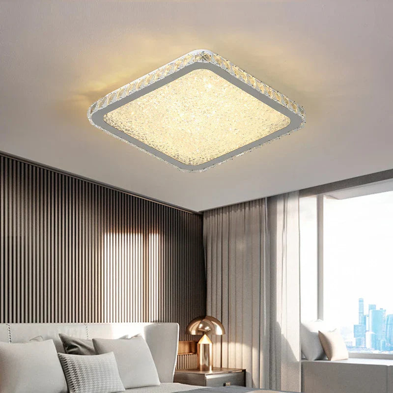 Decorbites™ Crystal-LED-Deckenleuchte: Luxuriöse goldglänzende Leuchte für das Wohnzimmer