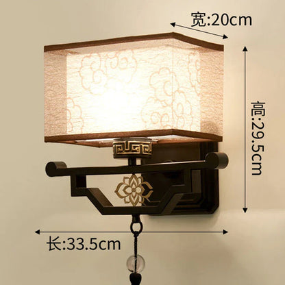 Decorbites™ Elegante Stoff-Wandleuchte für Wohnzimmer und Schlafzimmer, moderne LED-Beleuchtung