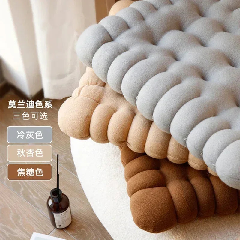 Decorbites™ Keks-Sofakissen: Weiches Sitzkissen für Stühle zur Heimdekoration und für das Wohnzimmer