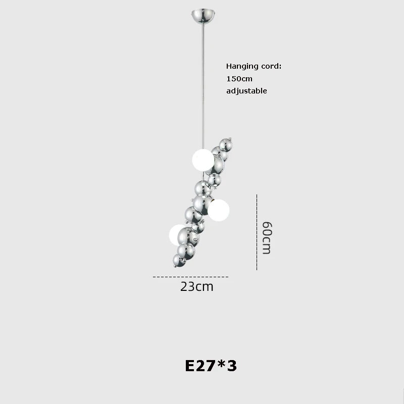 Decorbites™ Designermolekül-Kronleuchter: LED dimmbar Chrom Gold Beleuchtung 2025 Trend