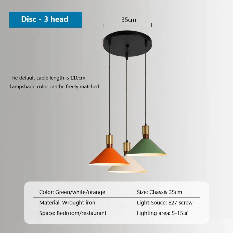 Decorbites™ Industrielle Loft-Pendantlampen Eisenleuchter für Zuhause, Restaurant & Wohnzimmer