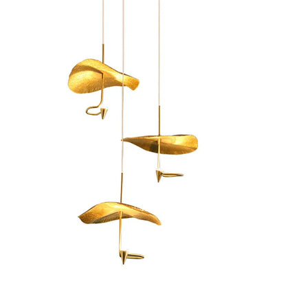 DecorBites™ LED Chandeliers 20/25/30/35cm Copper Dining Room Lighting Fixtures