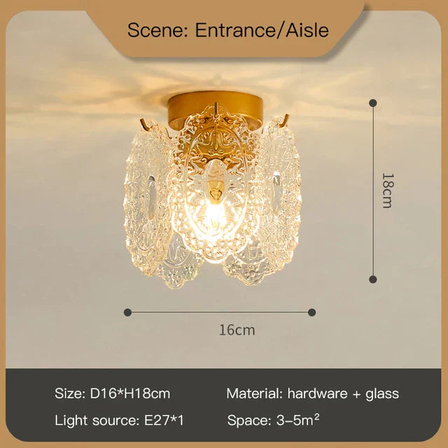 Decorbites™ Klar-Glas-LED-Kronleuchter: Moderner französischer Stil für Wohnzimmer, Schlafzimmer, Küche.