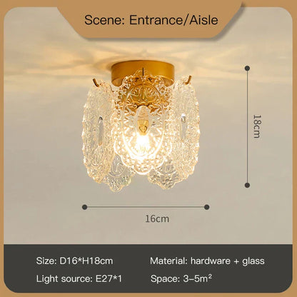 Decorbites™ Klar-Glas-LED-Kronleuchter: Moderner französischer Stil für Wohnzimmer, Schlafzimmer, Küche.