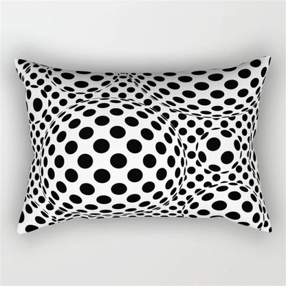 Decorbites™ Geometrisches Wellenlinien-Taljen-Kissenbezug-Set