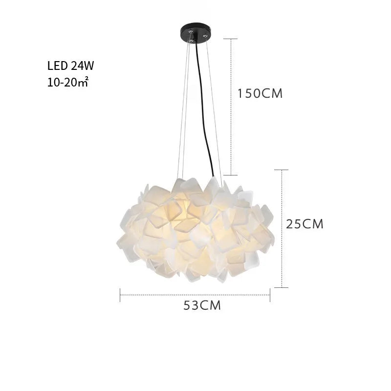 Decorbites™ Clizia LED-Kronleuchter – Neues Design Acryl Aufhängung Schlafzimmer Café-Lichter