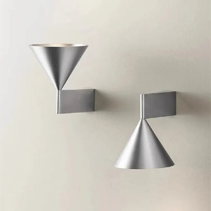 Minimalist Black Conical Aluminum Pendant Light