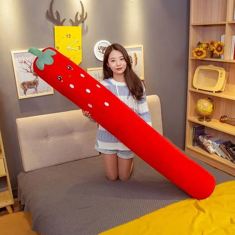 DecorBites™ Cylindrical Side Sleeper Pillow - Soft Pregnancy Sleep Support & Leg Comfort