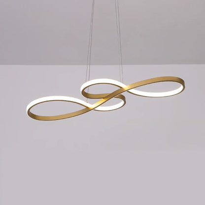 Decorbites™ Gold LED Kronleuchter: Moderner nordischer Pendelleuchter für Esszimmer, ideal für Küche, Bar, Büro.