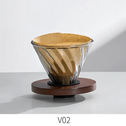 Decorbites™ Glas-Kaffeekocher: Handgefertigter Topf zum Teilen, Filterbecher und Teekanne