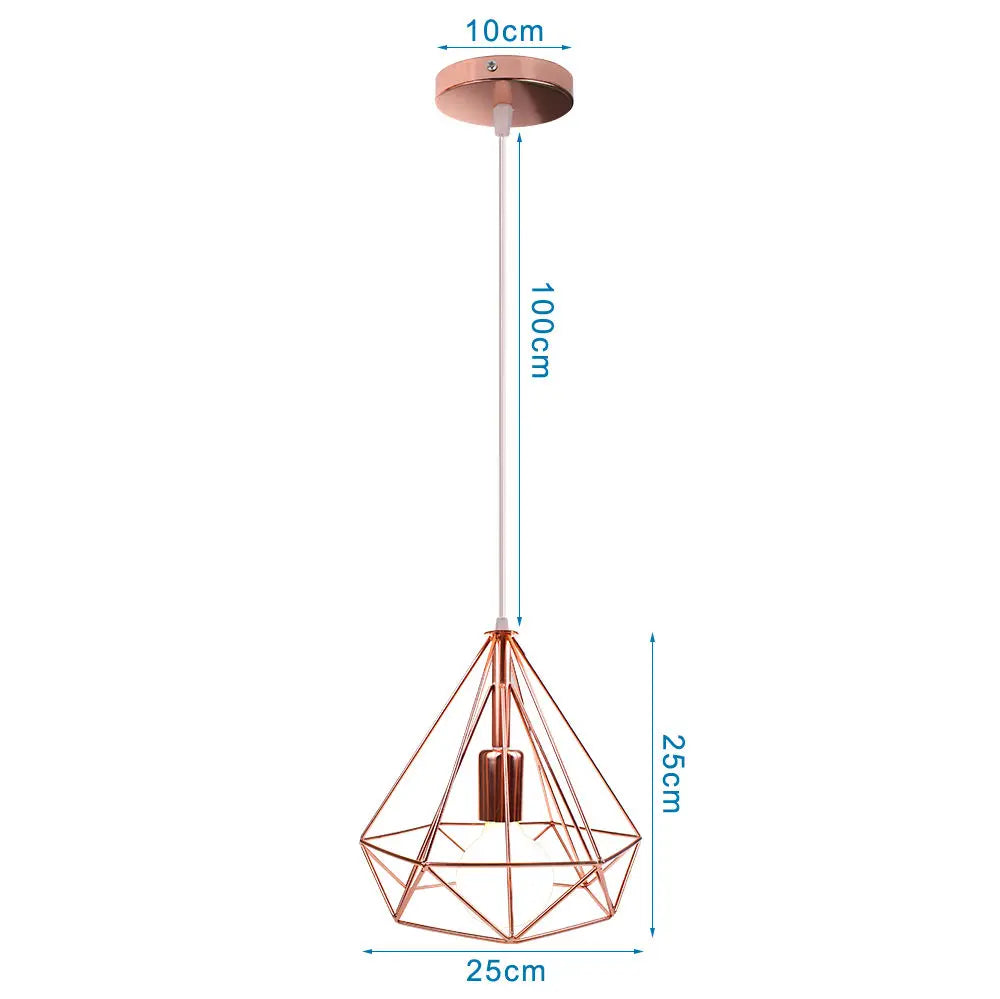 Decorbites™ Industrielles Retro-Loft-LED-Pendantleuchte für Wohnzimmer, Küche und Heim