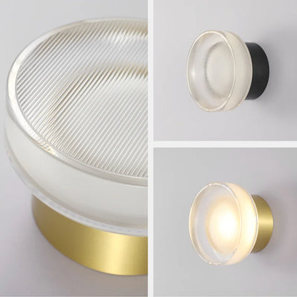 DecorBites™ Elegant Glass LED Wall Sconce for Porch Aisle Bedroom Decor