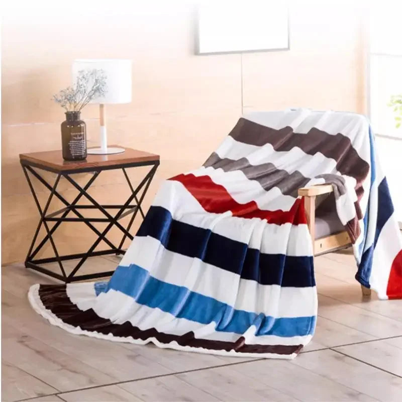 DecorBites™ Coral Fleece Flannel Flower Printed Blanket for Single/Queen/King Beds