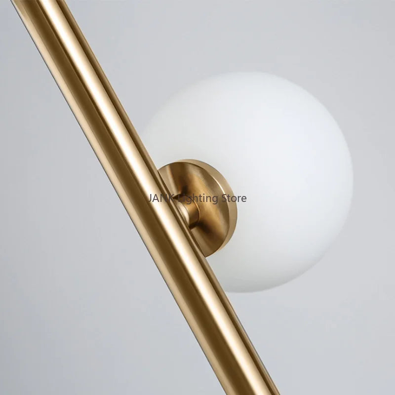 Decorbites™ Glasballen-Stehlampe-Set: Nordisch postmodern minimalistischer Zauberbohnen-Stil