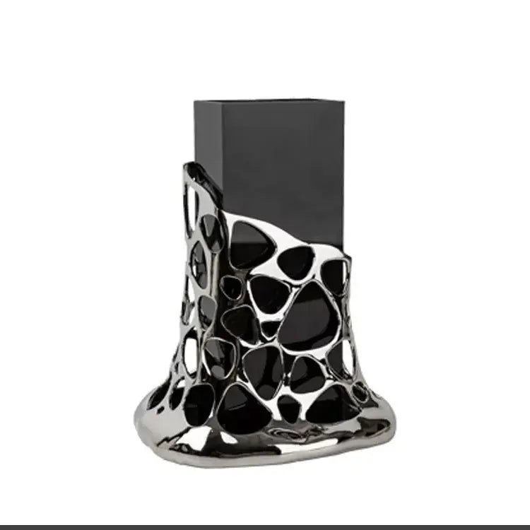 Decorbites™ Geometrische Acrylglas-Vase Tropfen Blütenarrangement Terrarien-Topf