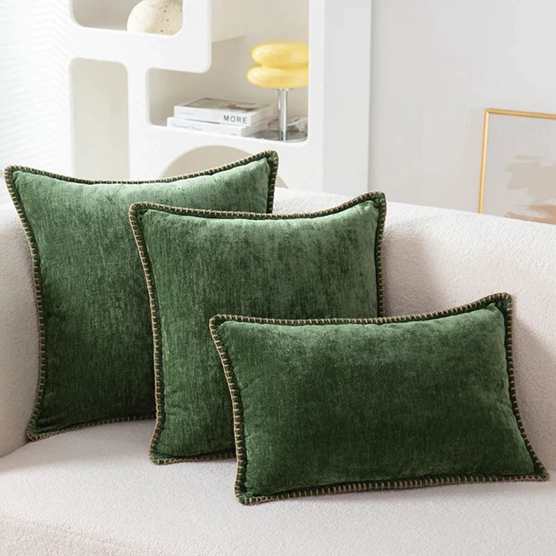 Velvet Chenille Cushion Set
