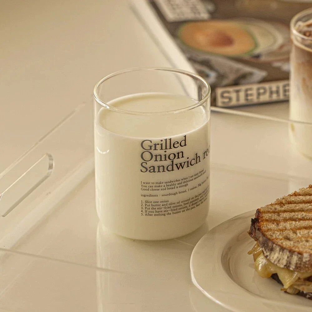 Decorbites™ Glas-Kaffeetassen-Set aus 2 Stück