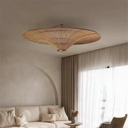 Decorbites™ Handgefertigte Rattan-Hängeleuchte für Esszimmer, Wohnzimmer, Schlafzimmer, Hotel