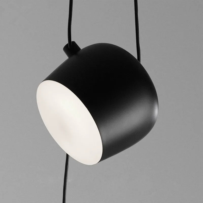DecorBites™ Industrial Black White Chandelier LED Lighting for Restaurant Bar Office