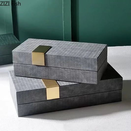 Decorbites™ Leder-Schmuckschatulle: Stilvolle Aufbewahrungslösung für Kommode oder Schreibtisch