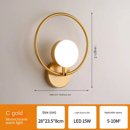 DecorBites™ Glass Ball LED Wall Lamp Modern Light Luxury Home Decor Fixture
