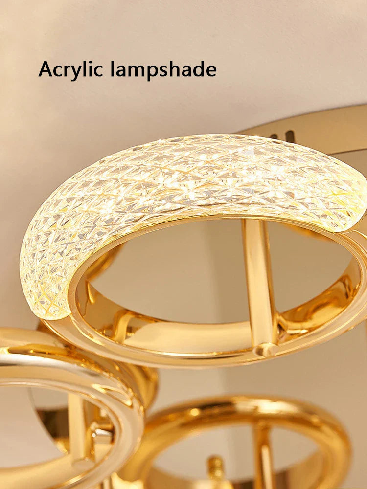 Decorbites™ Kreisring-LED-Deckenleuchte – Moderne minimalistische Luxus-Acrylic-Schlafzimmerbeleuchtung