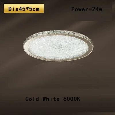 Decorbites™ Kristallrunde Deckenleuchte: Nordisches Lichtluxus LED-Beleuchtung für Zuhause im Schlafzimmer und Wohnzimmer
