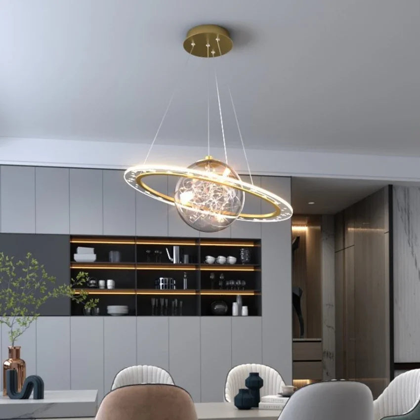 Gold Nordic Pendant Lamp