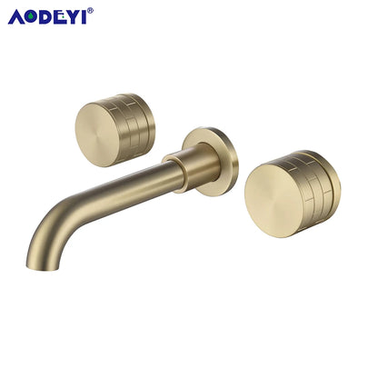 Black Wall Mounted Bathroom Faucet