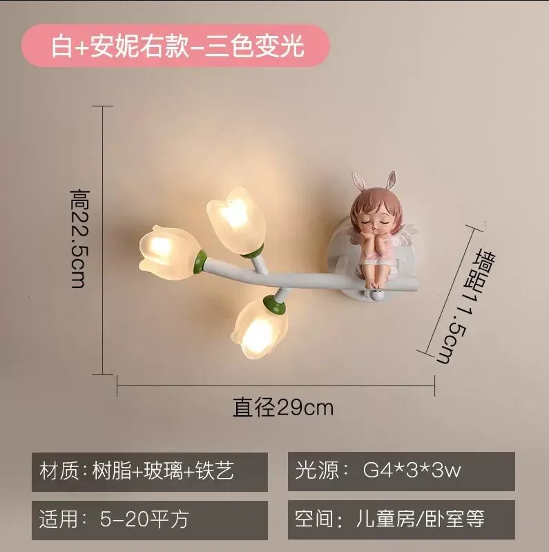Decorbites™ LED-Wandleuchte für Kinderzimmer – Cartoon-Beleuchtung für die Kinderstube