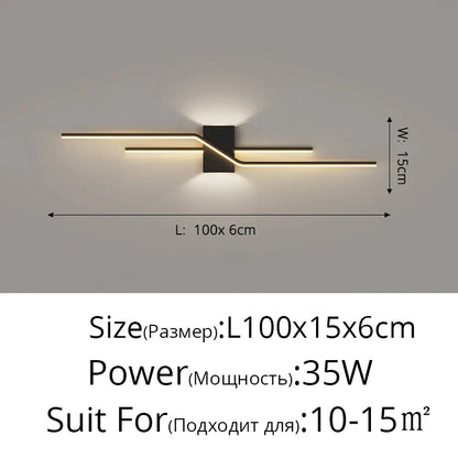 DecorBites™ LED Wall Lamp: Modern Design for Aisle, Bedroom, Closets. Ideal Indoor Lighting Solution.