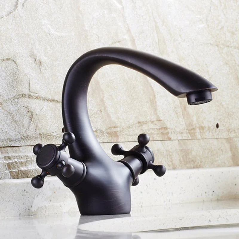 Gold Dual Handle Faucet