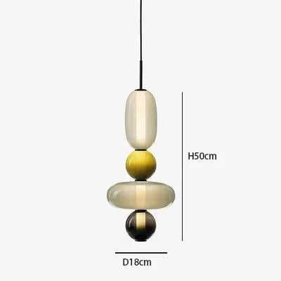 Wabi-Sabi Candy Glass Pendant Light