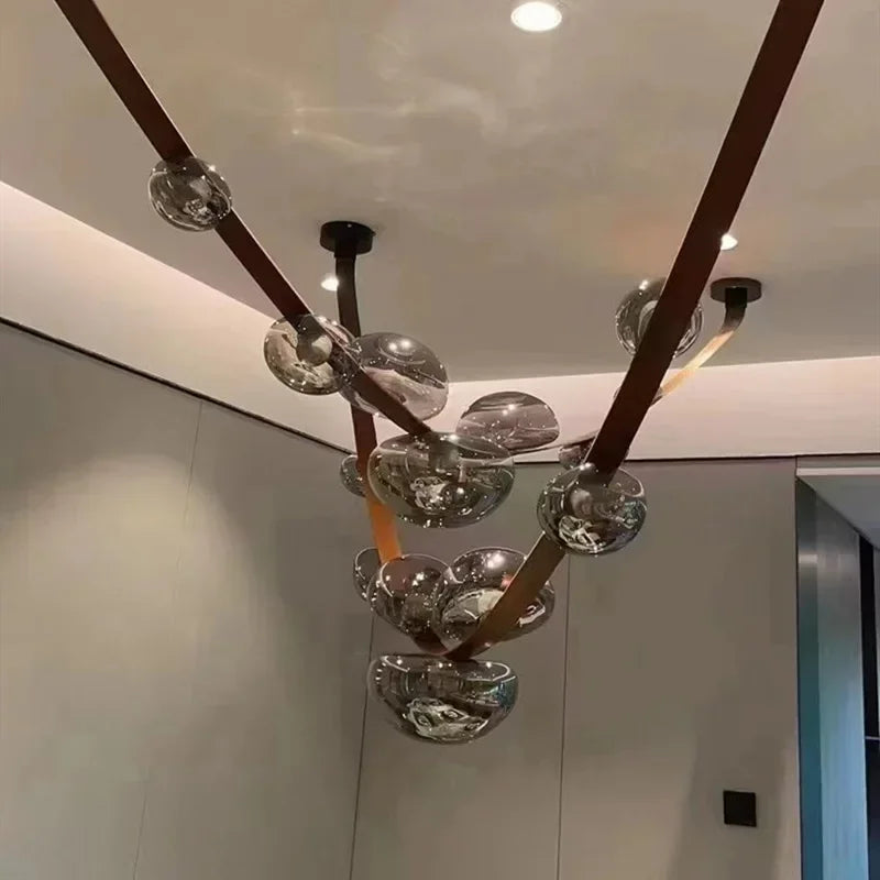 Leather Modern Pendant Light