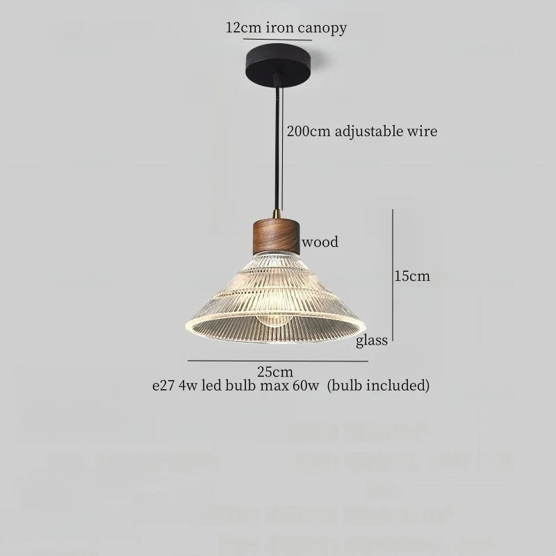 Decorbites™ Glas-LED-Pendantleuchte – Moderne nordische Hängelampe für Zuhause und Esszimmer