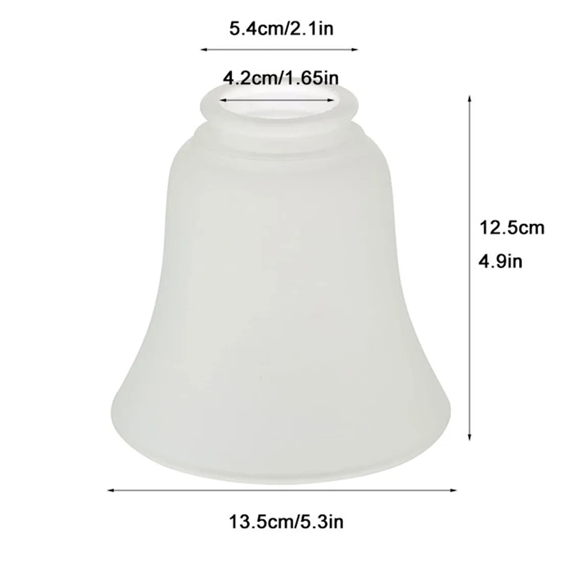 Decorbites™ Frosted-Glas-Glockenschirme – Ersatzteile für Deckenleuchten, Deckenventilatoren, Wandlampen