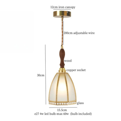 Decorbites™ Glas-LED-Hängeleuchte | Minimalistische Kupfer-Pendantleuchte