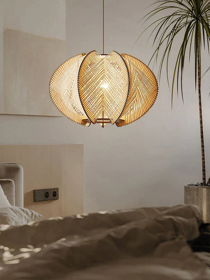 Decorbites™ Handgefertigte Rattan-Hängeleuchte für Küstenhäuser & Resorts