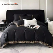 Gold Embroidery Duvet Set