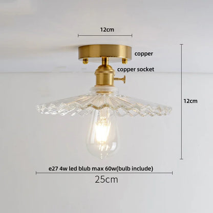 Decorbites™ Kristallglas Luxus-LED-Deckenleuchte für Flur, Schlafzimmer, Korridor und Innenraumdekoration